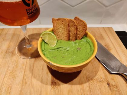 Cover image for Broccamole (broccoli guacamole)