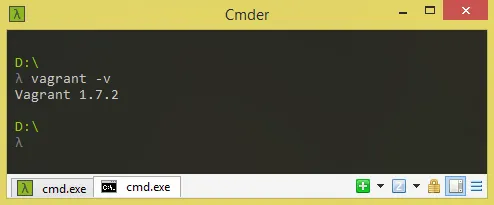 vagrant version
