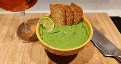 Cover image for Broccamole (broccoli guacamole)