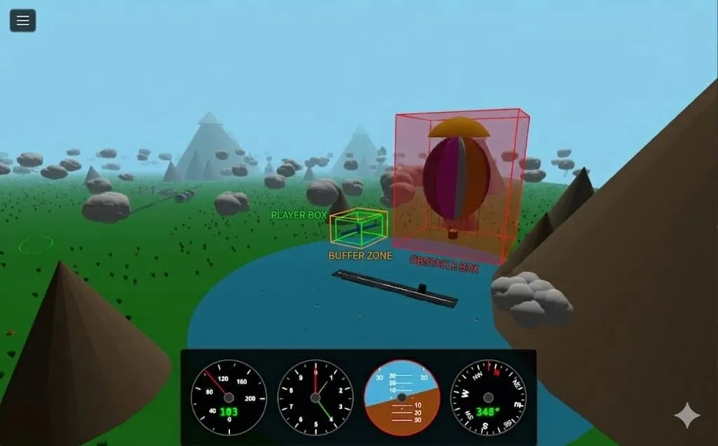 Collision boxes