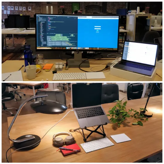 desktop setup