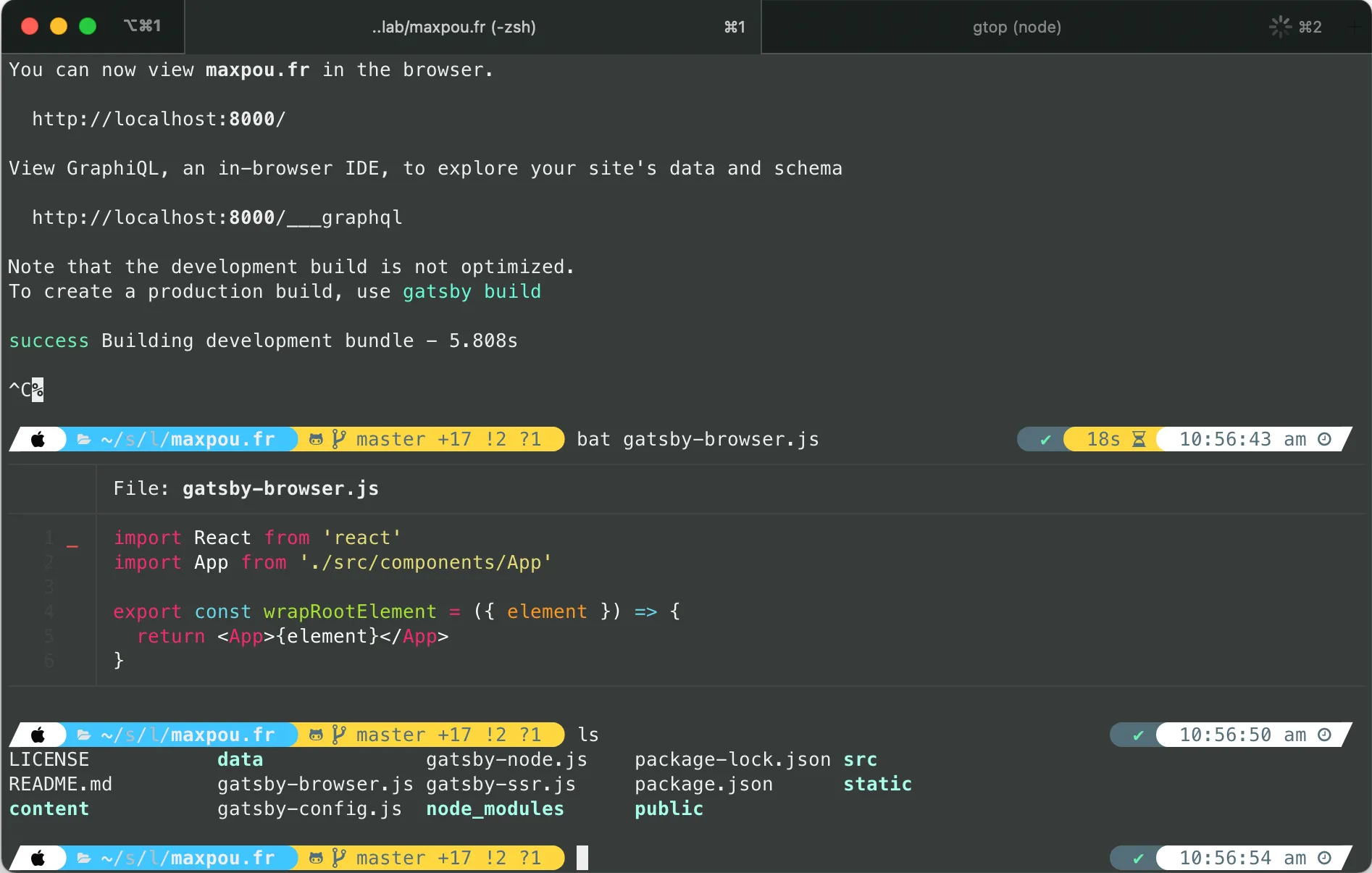 terminal screenshot