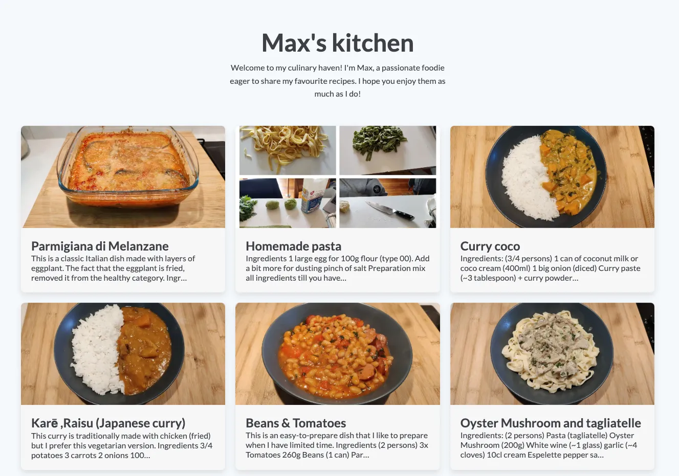 How it look like on my website
