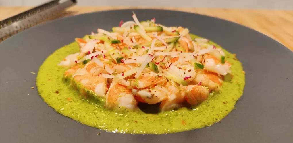 Cover for Shrimp tartare