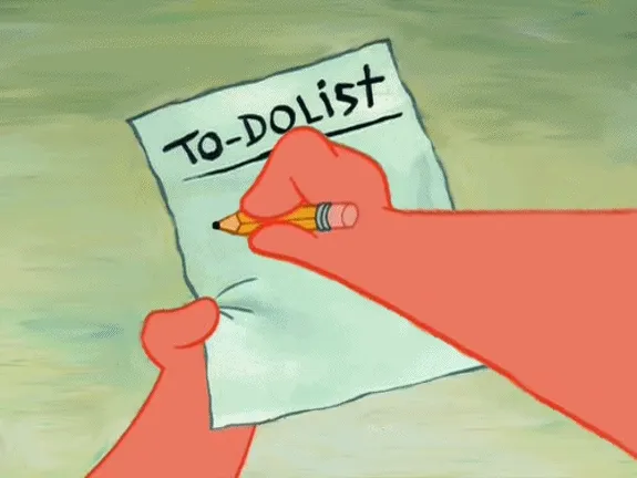 todo list