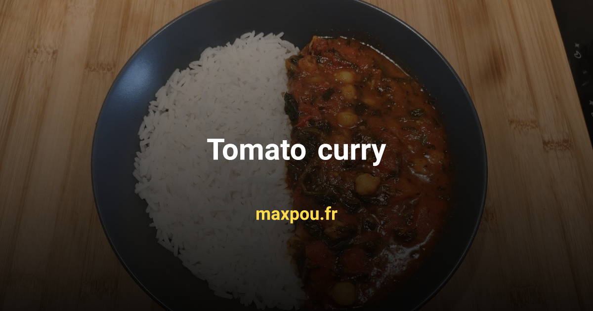Tomato curry